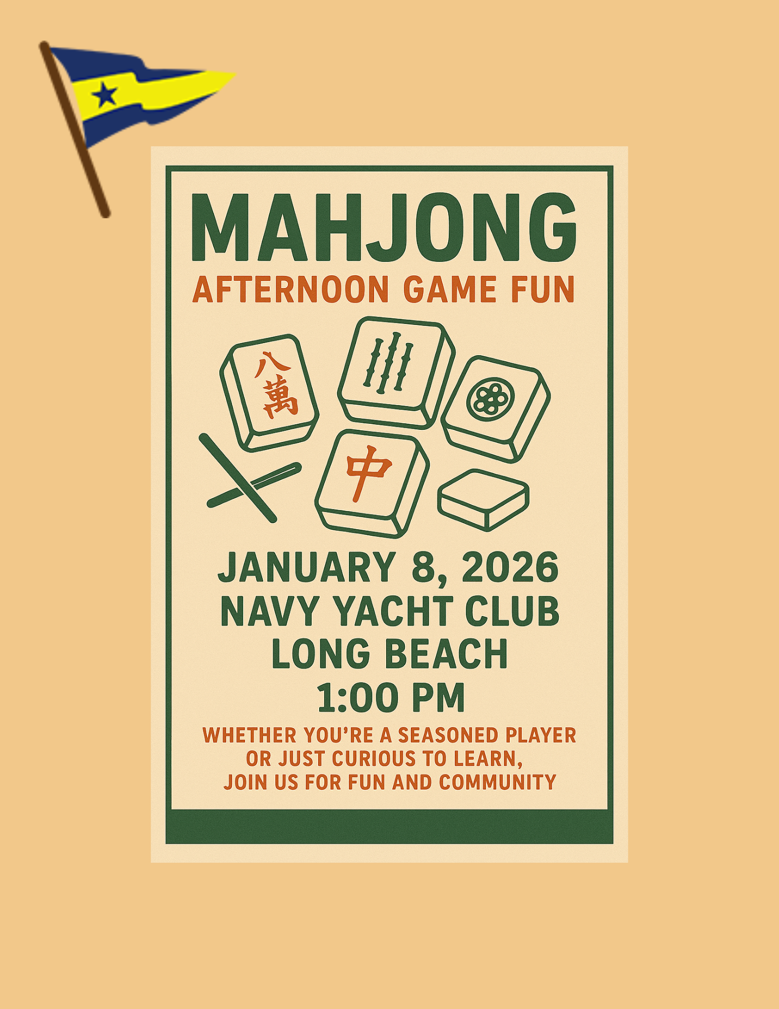 01/08/2026 MAHJONG - Learn • Play • Connect