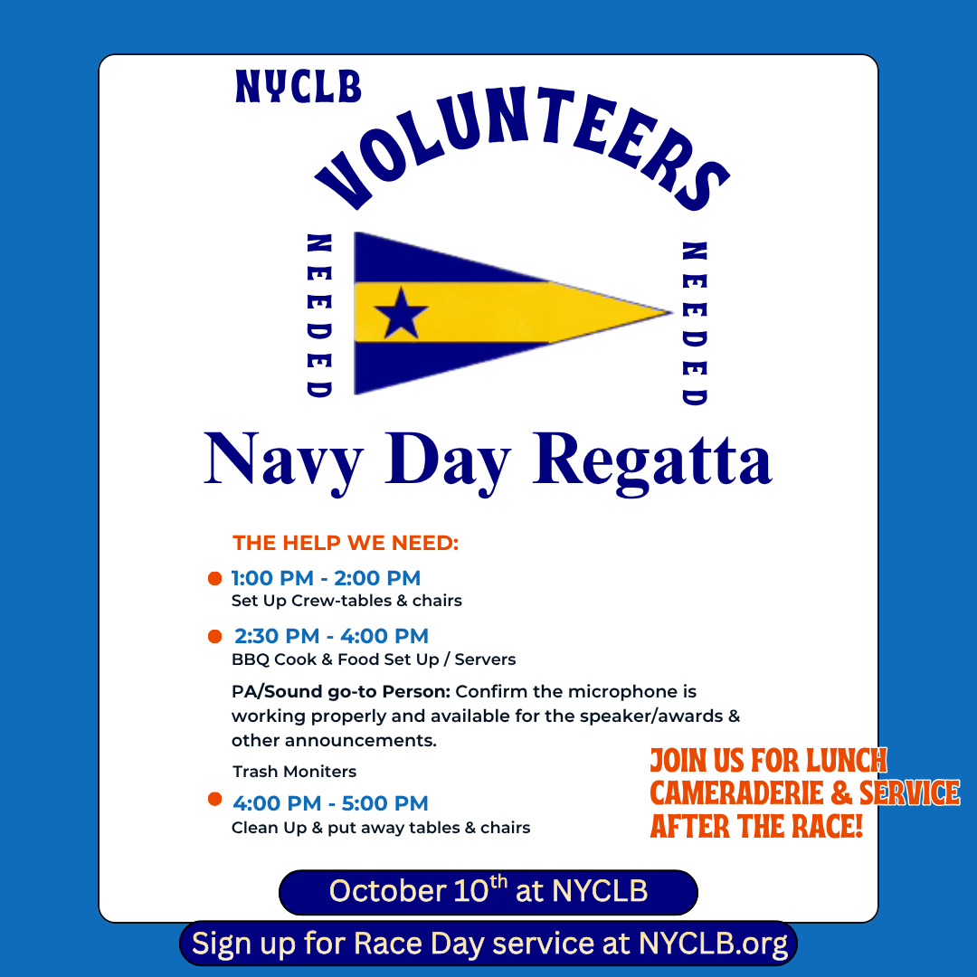 10/10/26 Support our Navy Day Regatta, Volunteer Sign-Up