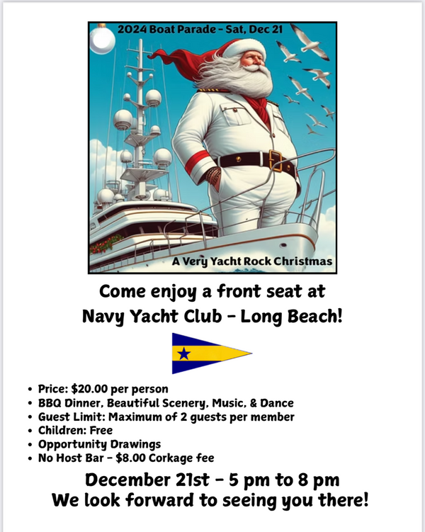 12/21/24 Naples Boat Parade Navy Yacht Club Long Beach