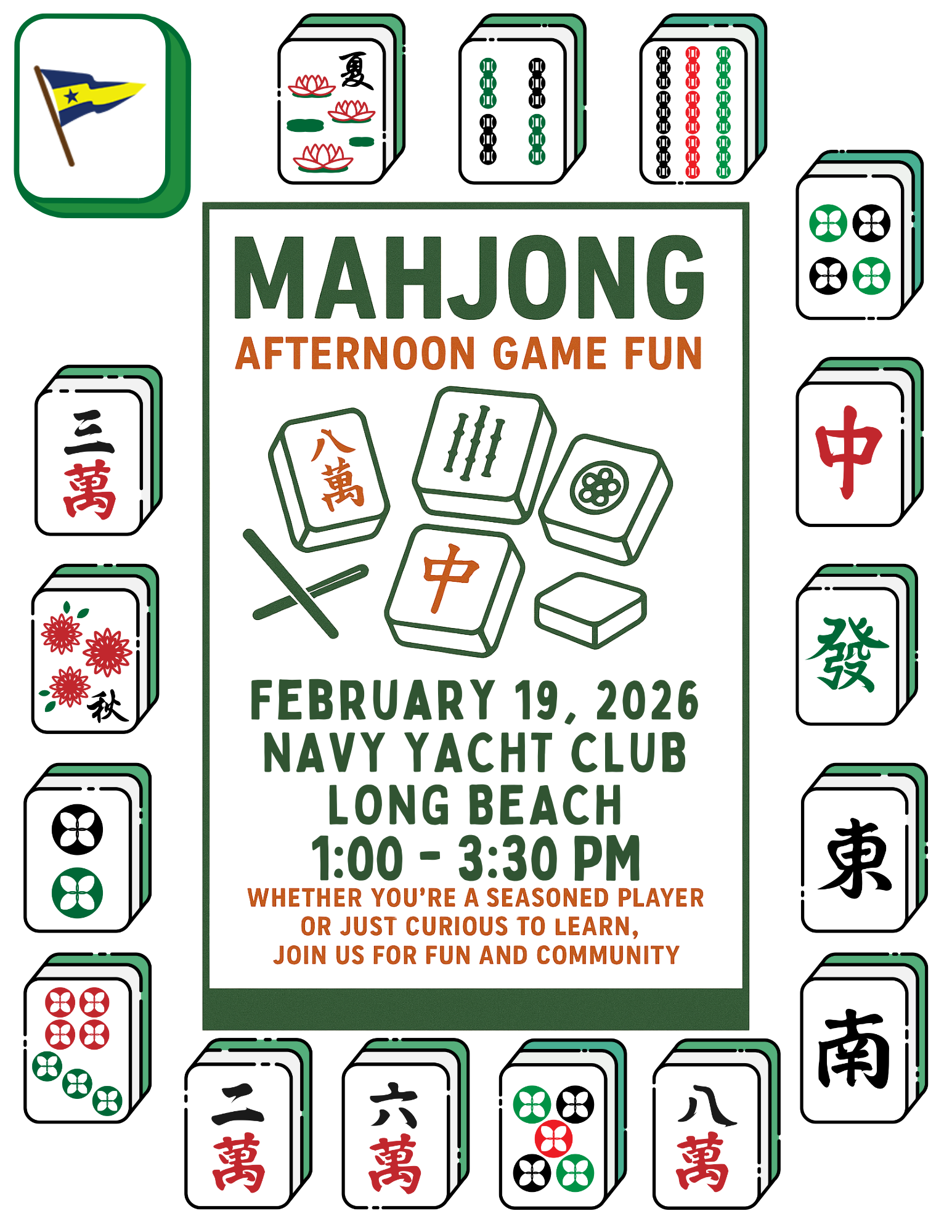 02/19/2026 MAHJONG - Learn • Play • Connect