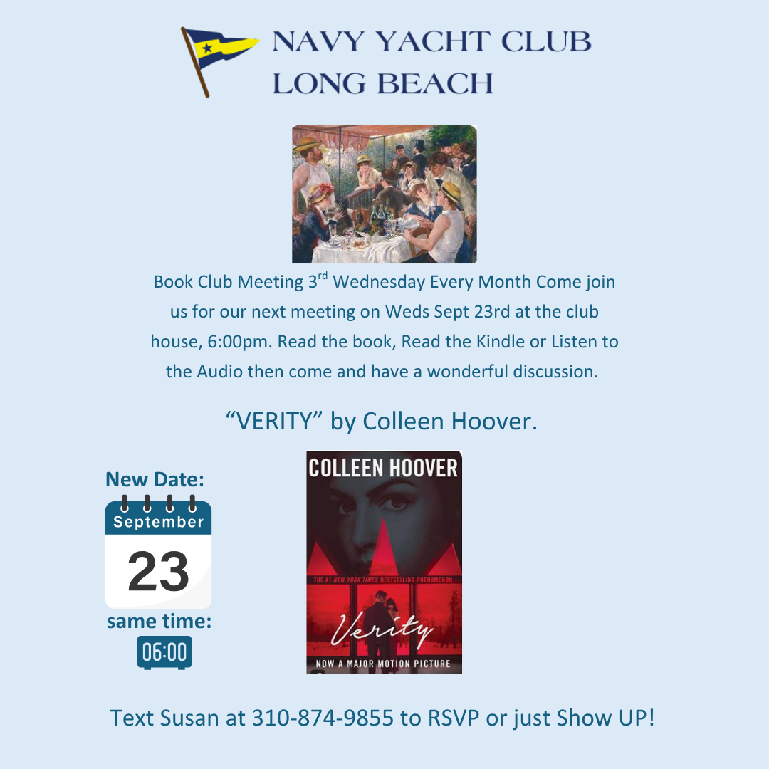 09/23/2026 Book Club - VERITY by Colleen Hoover