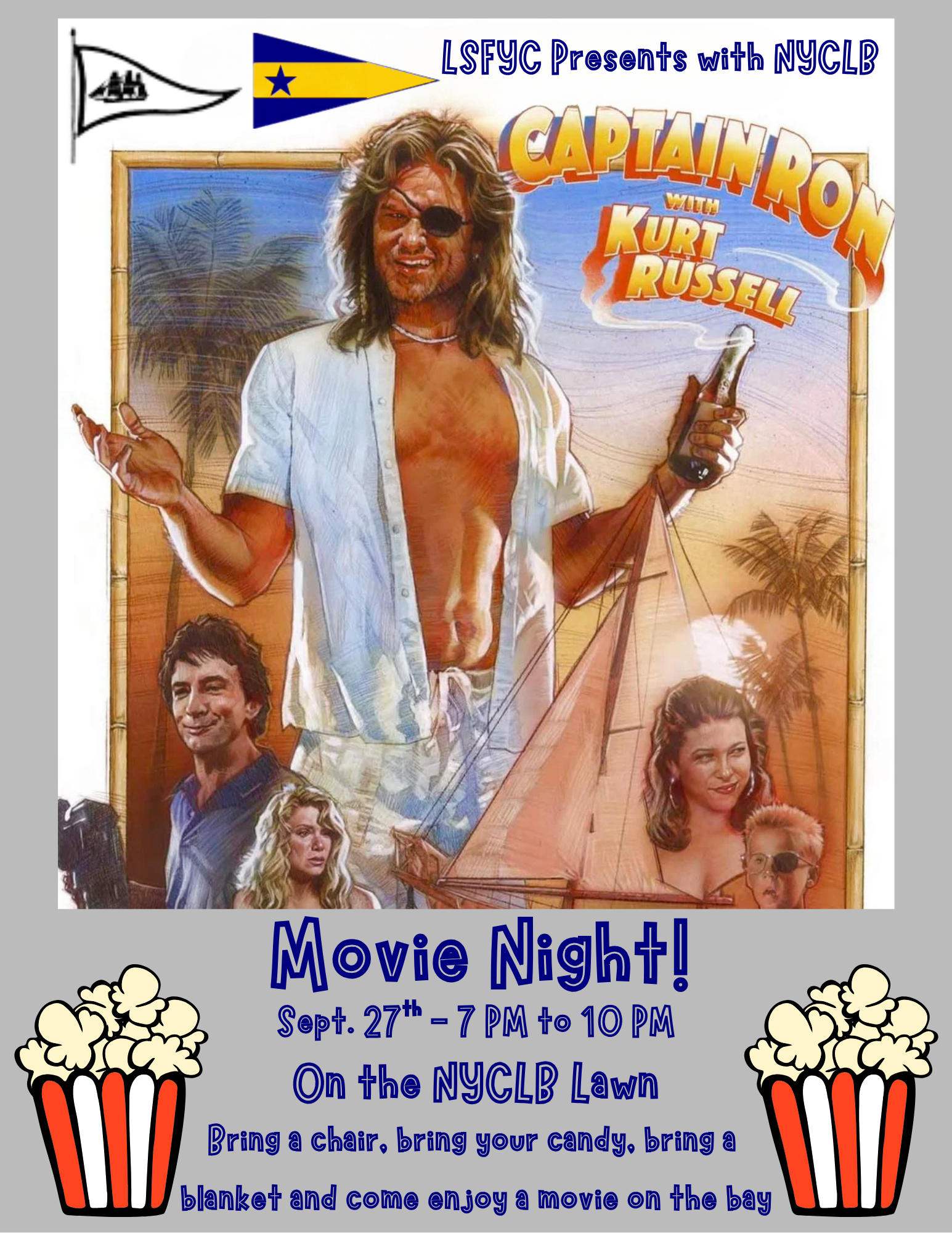 09/27/2025 Joint Movie Night with Little Ships Presents: CAPTAIN RON