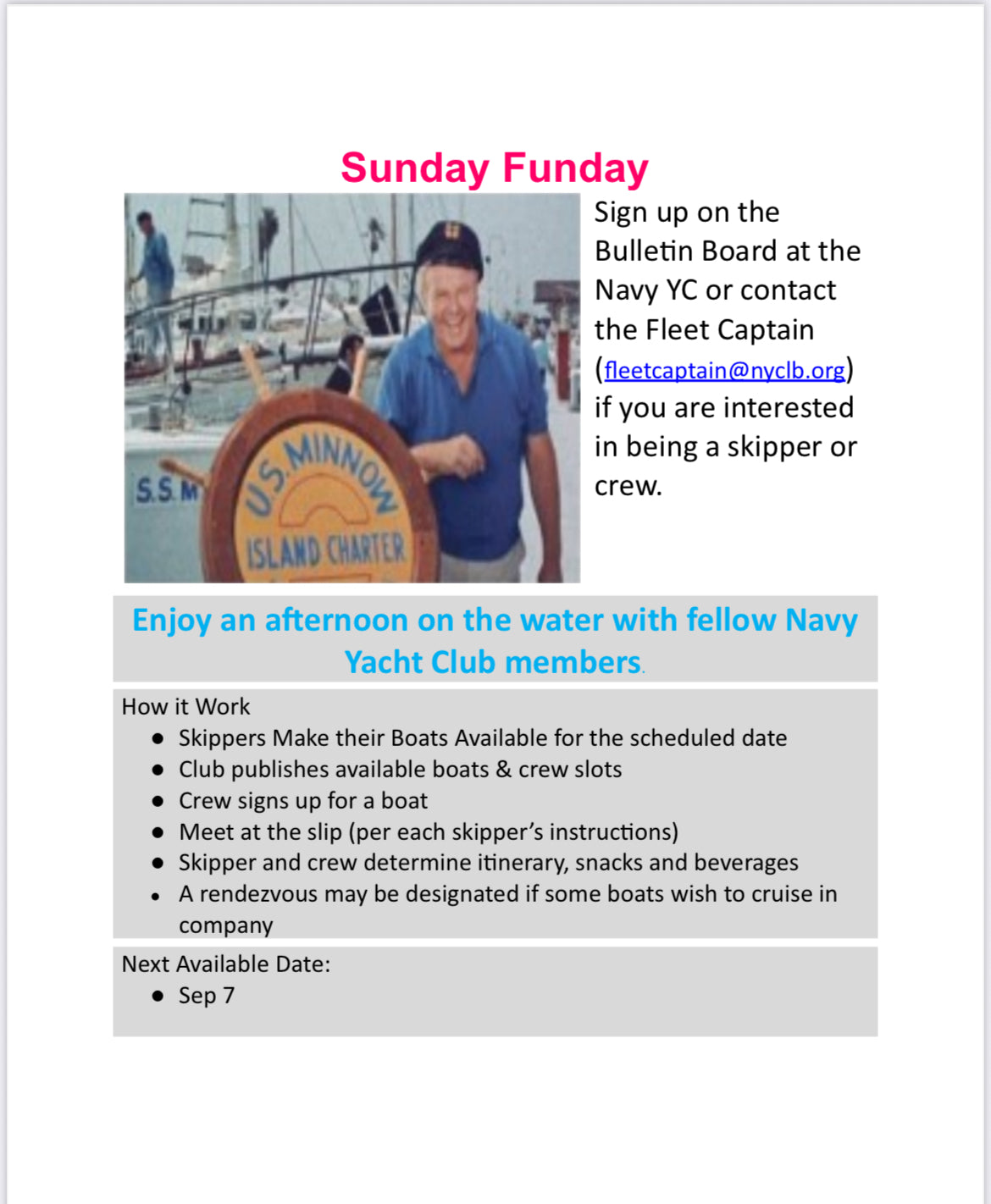 9/7/2025 Sunday Funday